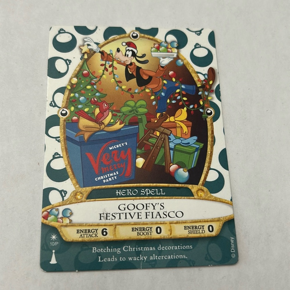 Vintage Disney Magic Kingdom Sorcerer’s Card - Goofy